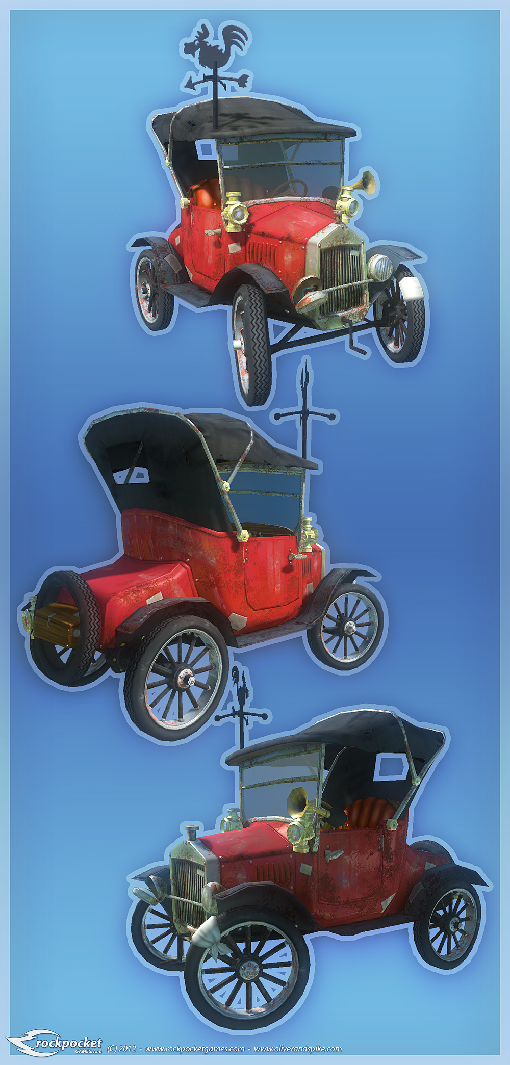 Oliver and Spike - The McSplice Family Car