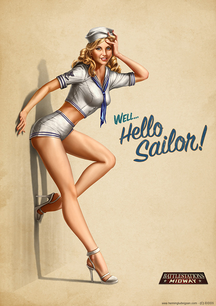 Battlestations Midway pin-up 2