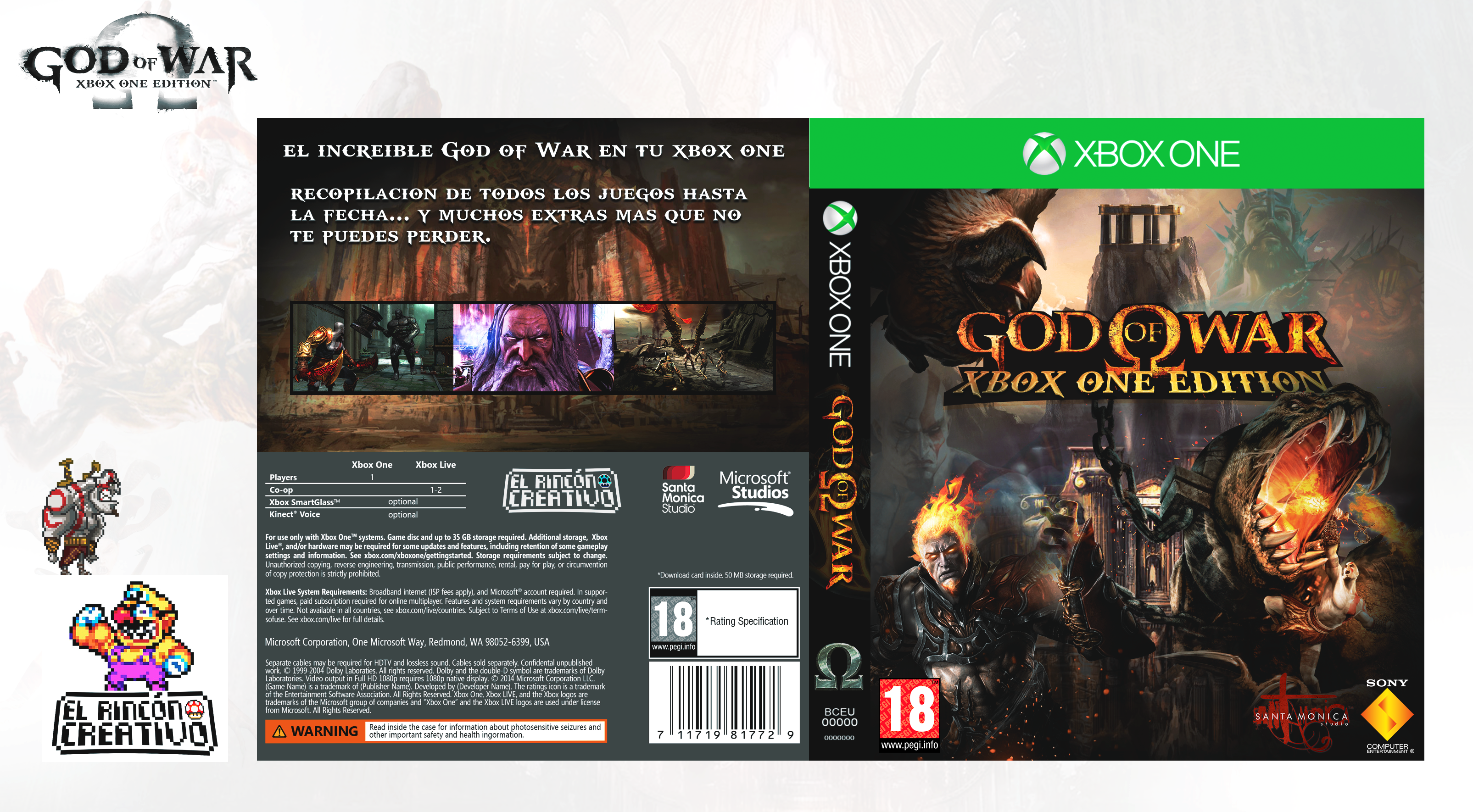 God of War XBOX ONE Edition by ElRinconCreativo on DeviantArt