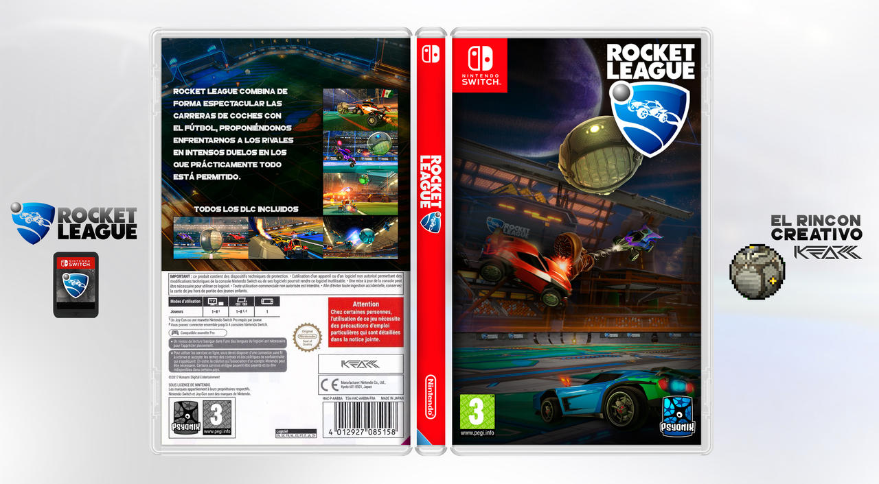Rocket League Nintendo Switch Cover By Elrinconcreativo On Deviantart