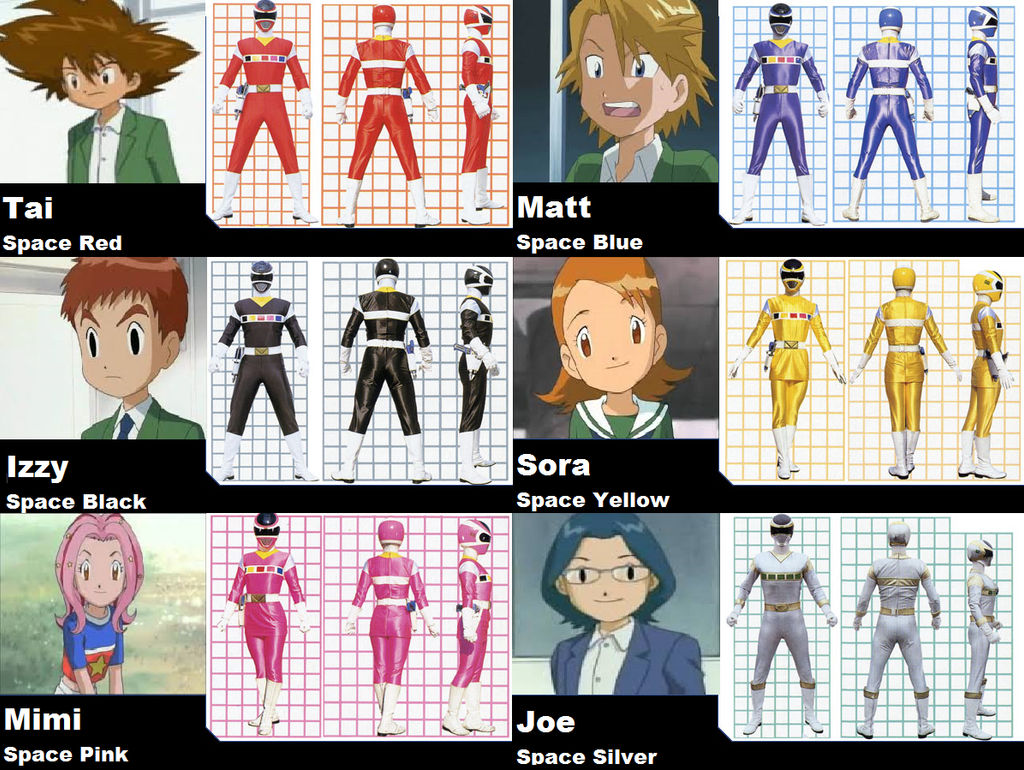 Anime Power Rangers: Digimon in Space by Autistic-teddy on DeviantArt