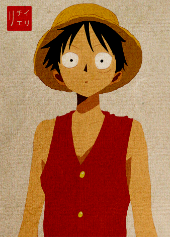 One Piece: Luffy's face