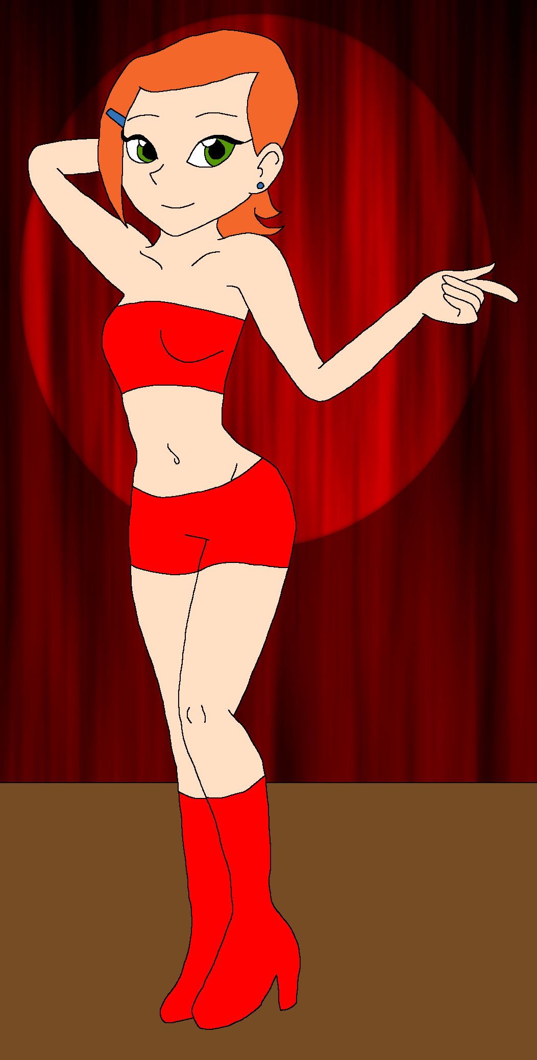 Showgirl Gwen Colour By Loudnoises On Deviantart