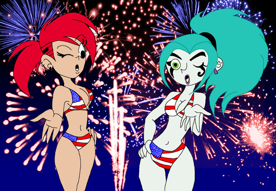 4th of July Frankie and Ember