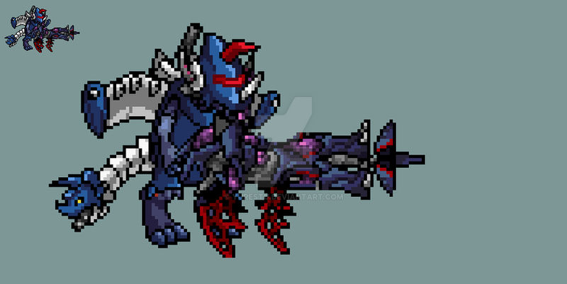 Metalgreymon Cyber launcher