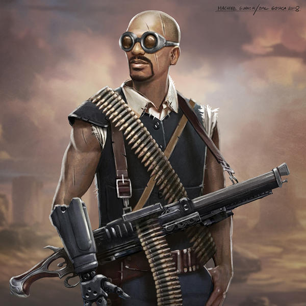 Machine Gun Character Machine Gunner by EmilGoska on DeviantArt
