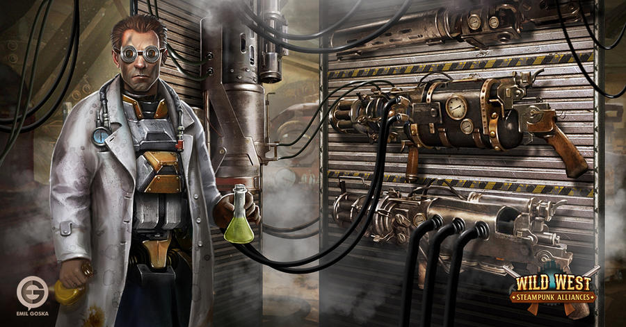 Steampunk Science Lab by EmilGoska on DeviantArt