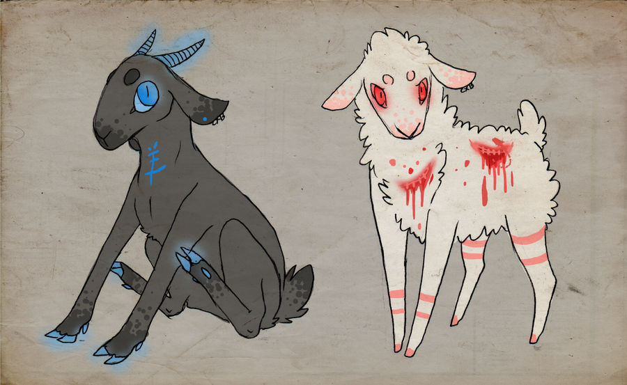 Demon Goat and Sheep adopt CLOSED