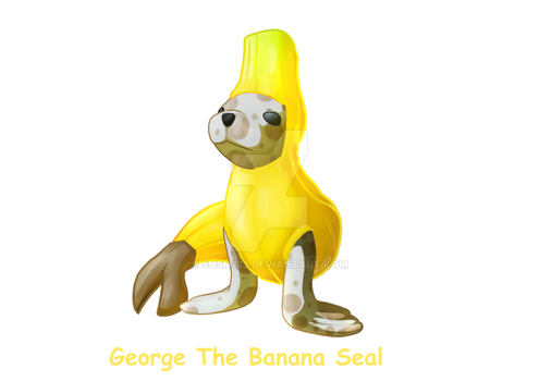 George the banana seal