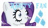 Rarity Fan Stamp! by Hatsune1Miku123