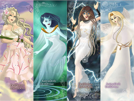 Four Elemental Faeries (11)