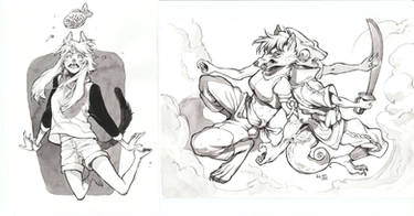 Ink Commissions for Akkai and Nullreff