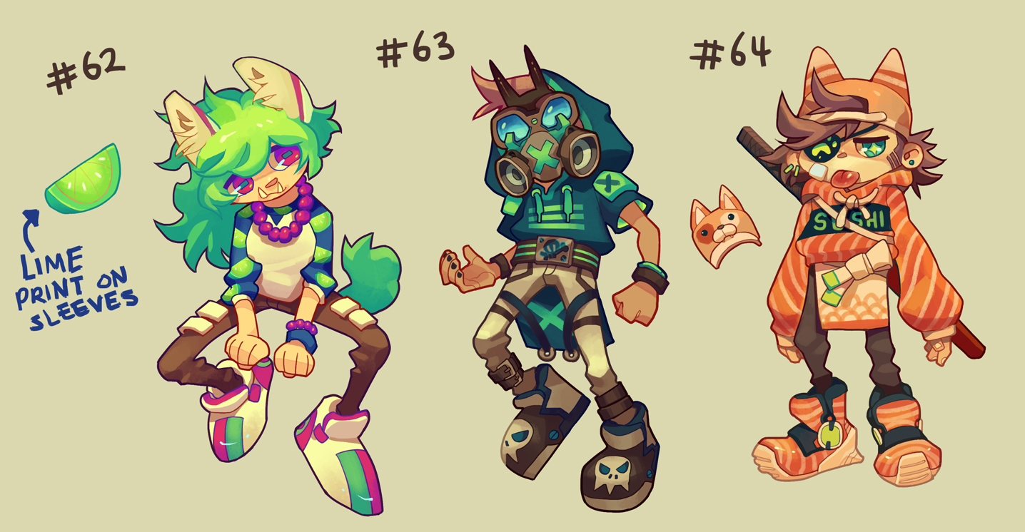 [closed] Adoptables 62-64 [AUCTION]