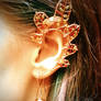 Autumn Leaf Ear Cuff