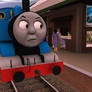 Thomas spotted a shady figure on the station...