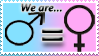 Both Genders Equal Stamp