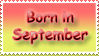 Born in September by Teeter-Echidna