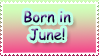 Born in June