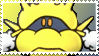 Yellow Dr. Mario Virus Stamp by Teeter-Echidna