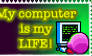 My Computer is my Life Stamp