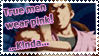 True Men Wear Pink Stamp by Teeter-Echidna