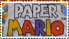 Paper Mario Logo Stamp