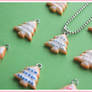 Christmas Tree Cookie Necklace