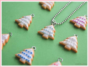 Christmas Tree Cookie Necklace