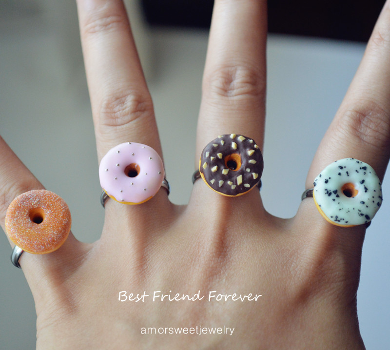 Donut Ring - Best Friend Forever Ring