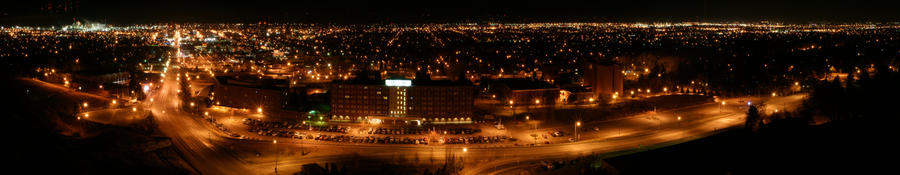 Night in Billings, Montana