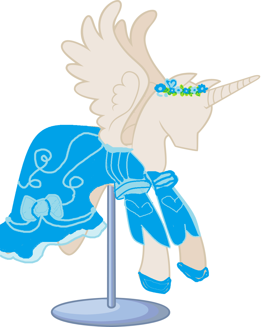 Alicorn Dress Blue