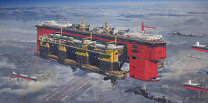 Consortium's Oil Rig transport