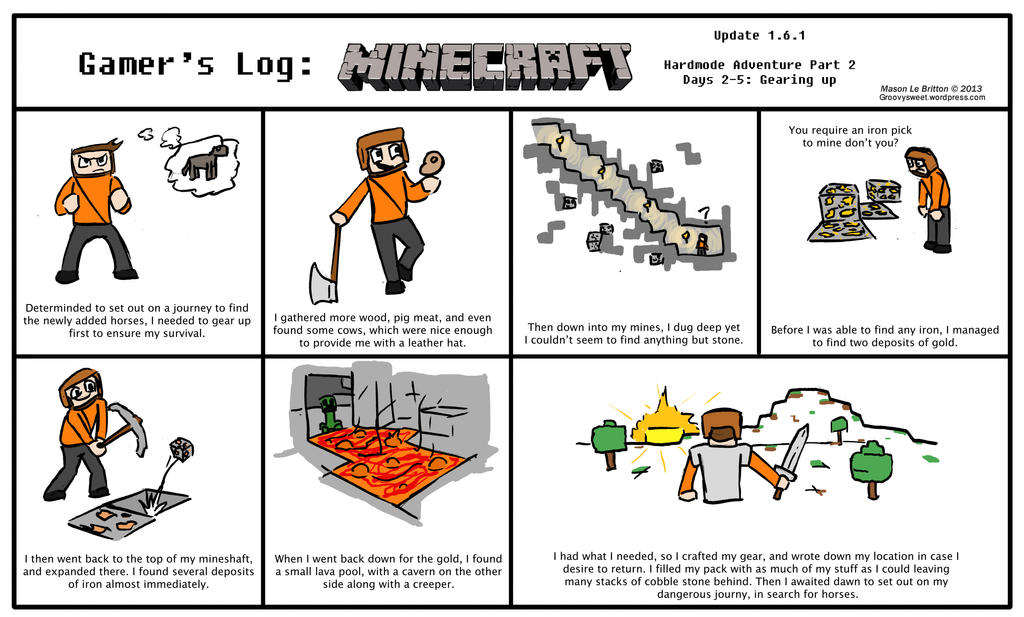 the cartoon of minecraft by gamegurue on DeviantArt