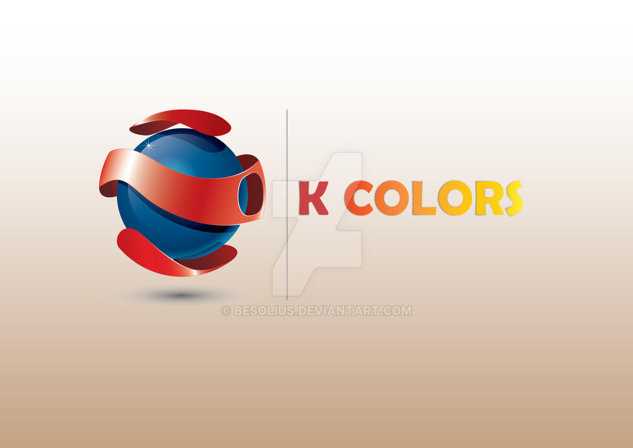 k colors logo design concept 2