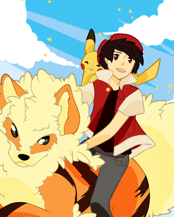 Rules are for people under Emmet — Red & Charizard, Blue & Arcanine More  art from