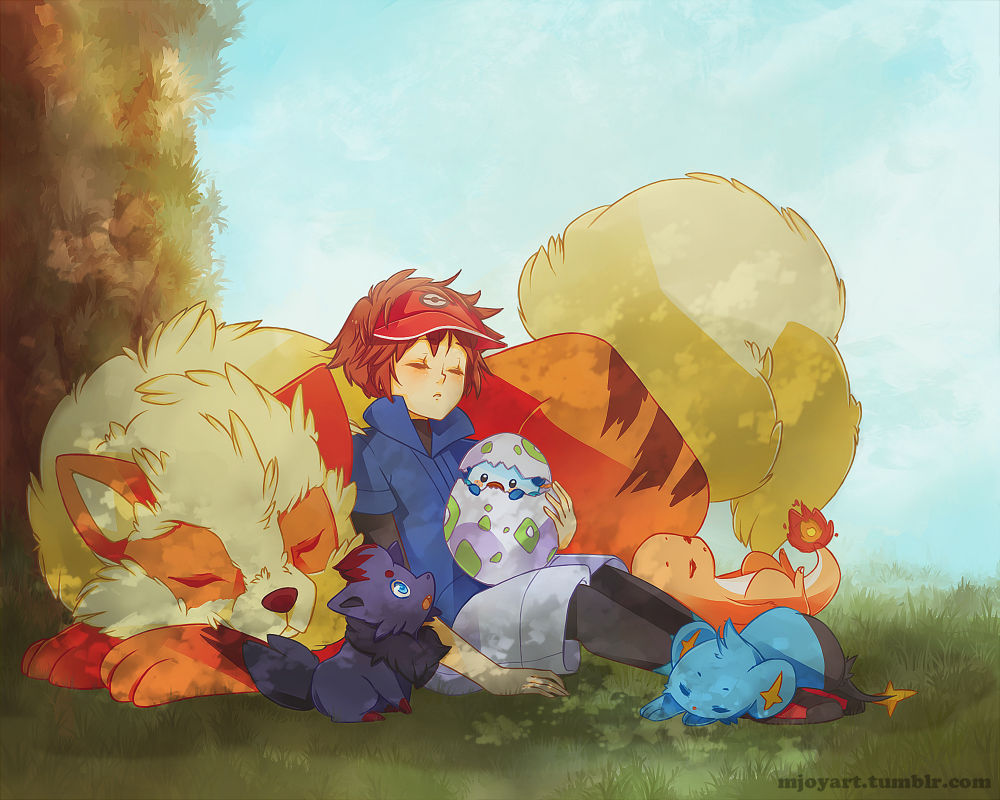 Sleeping Pokemon by mjoyart on DeviantArt