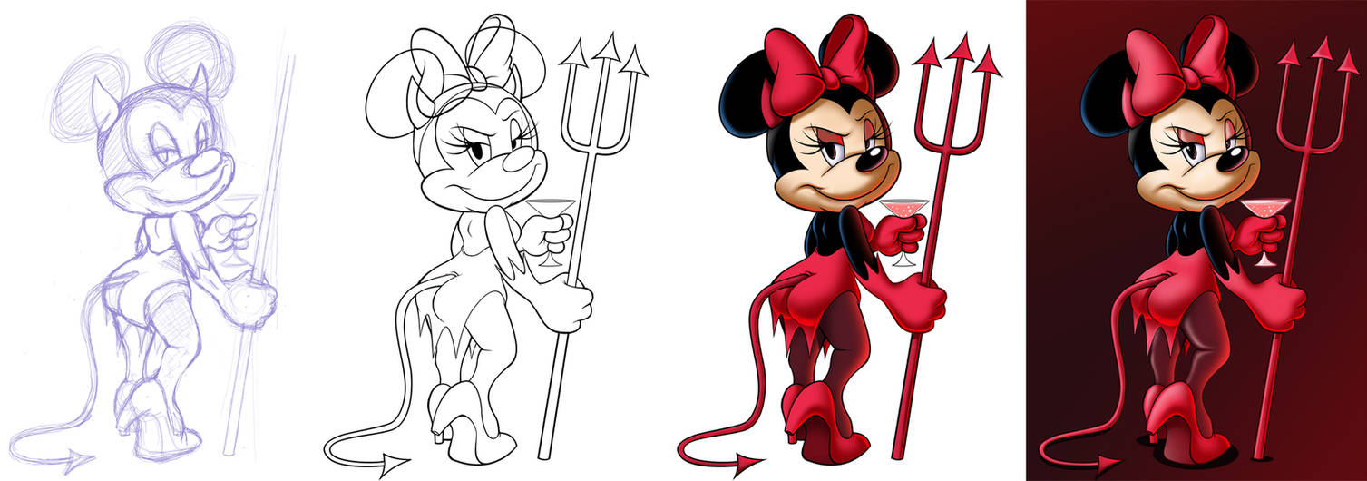 Minnie Devil Minnie Mouse Devil , 5 mignonnes idées pour son Anniversaire Minnie ...