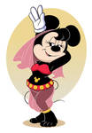 Minnie Mouse Belly Dancer