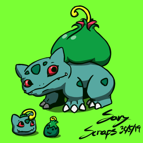 Bulbasaur Digimon Bulbasaur Digimon by SaryTheWolf on DeviantArt