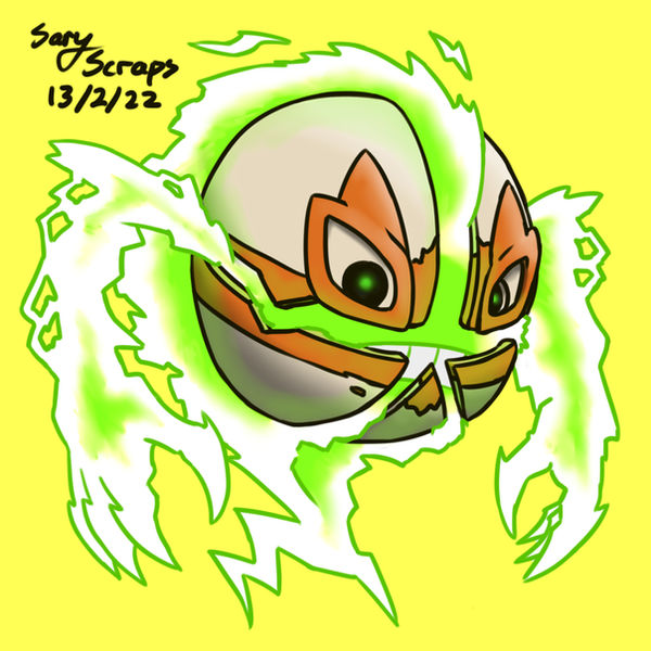 Electrical Digimon Hisuian Electrode Digimon by SaryTheWolf on DeviantArt