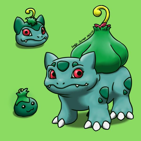 Bulbasaur Digimon Bulbasaur Digimon V2 by SaryTheWolf on DeviantArt