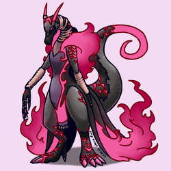 Salazzle Digimon Evo