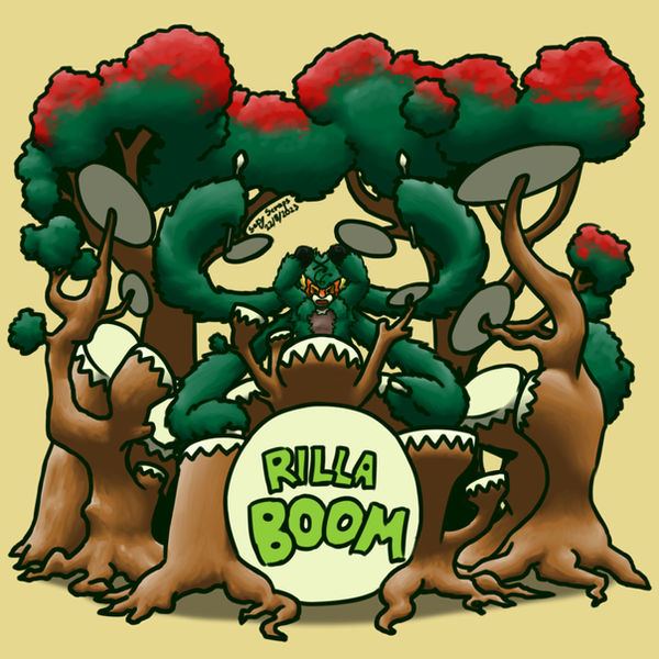 Gmax Rilaboom G-Max Rillaboom Digimon by SaryTheWolf on DeviantArt
