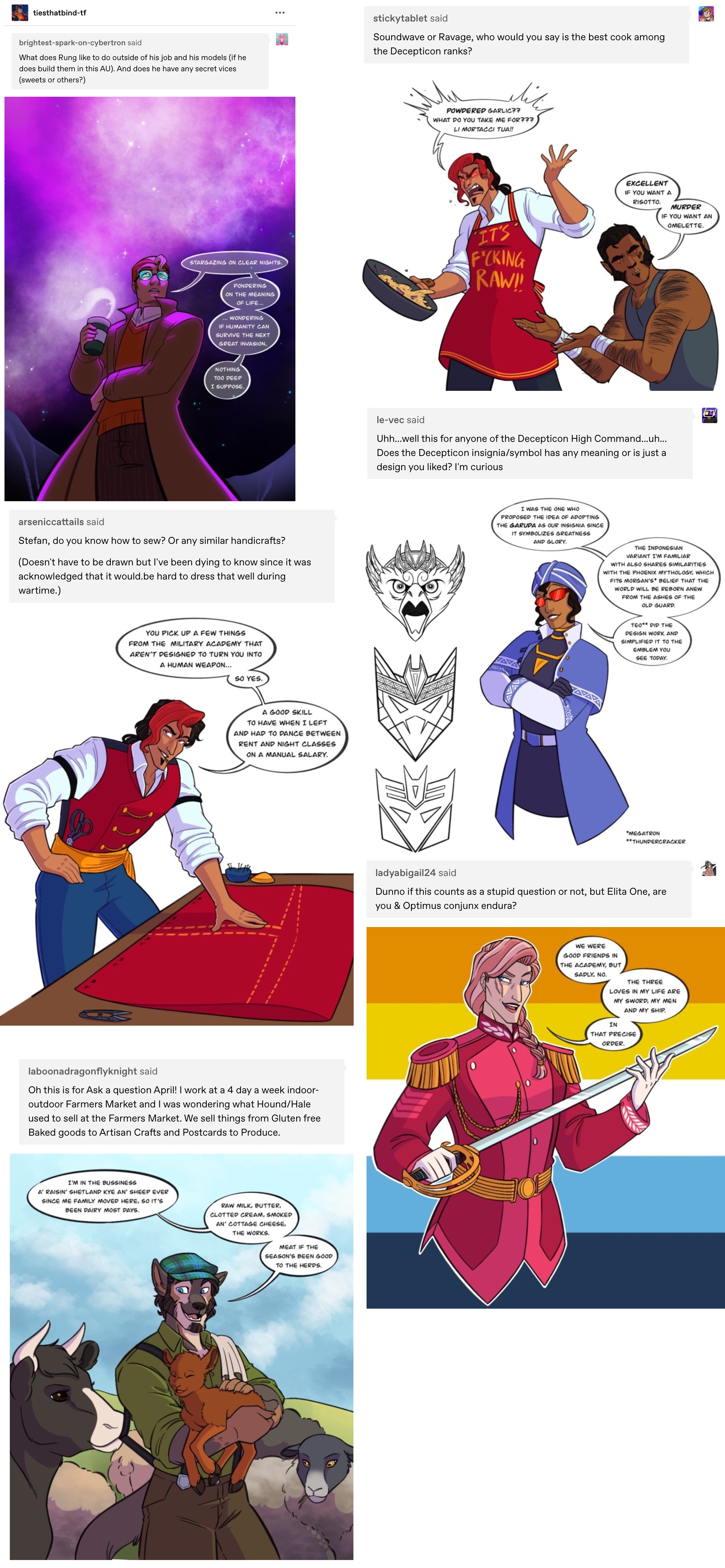 TF!Humanized: Question and Answers 1 by Oniwanbashu on DeviantArt