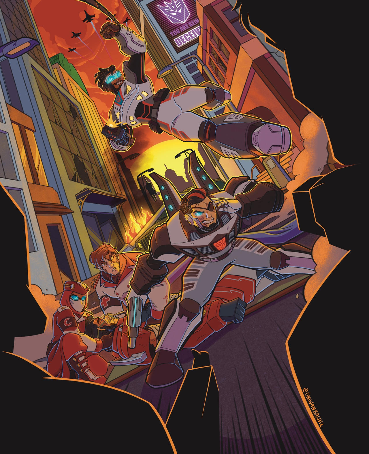 TF!Humanised: In The Heat Of Battle by Oniwanbashu on DeviantArt