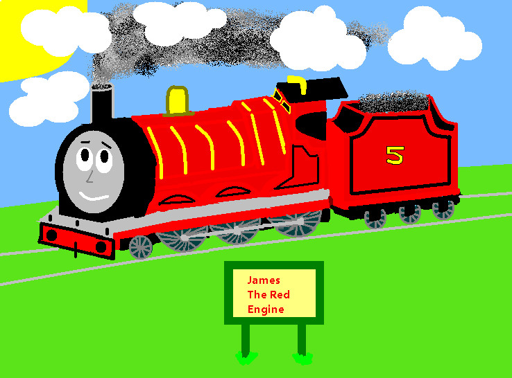 James the Red Engine by DannieBenane on DeviantArt