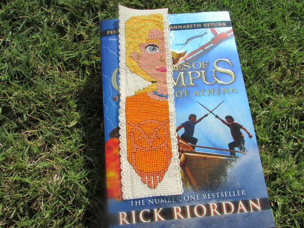 Annabeth Chase Cross-Stitch bookmark