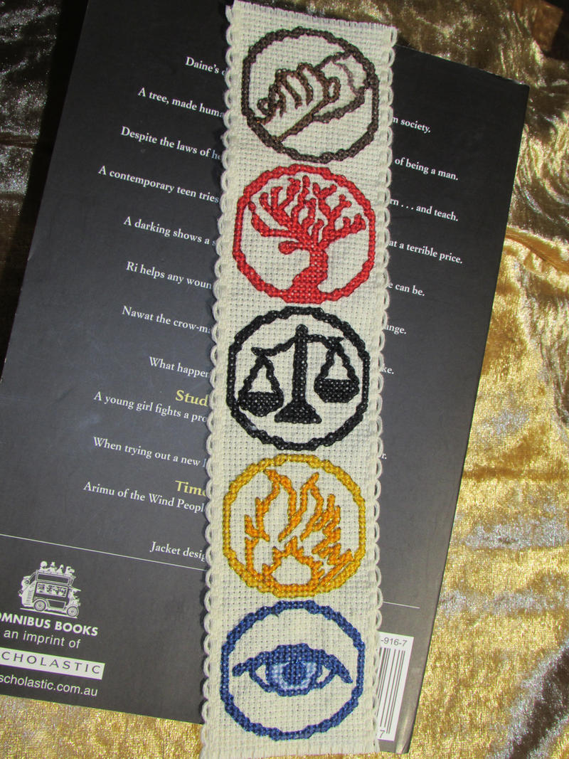 Divergent Factions Cross-Stitch Bookmark