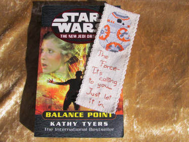 Star Wars BB-8 Droid Cross-Stitch Bookmark