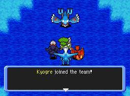 Recruiting Kyogre